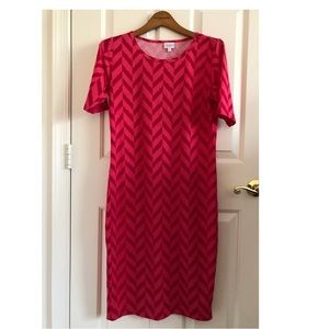 LuLaRoe Julia Herringbone Print Dress